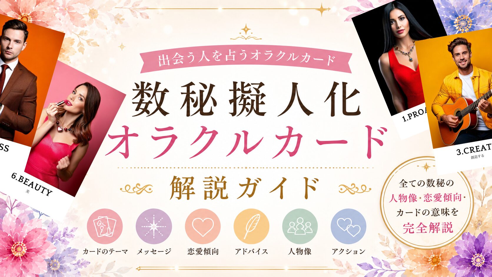 数秘擬人化オラクルカード解説